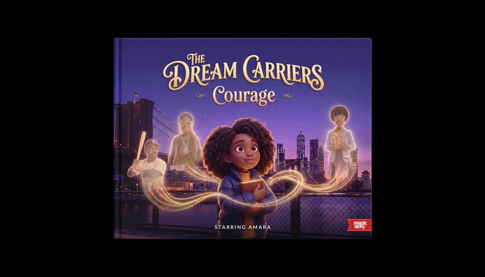 The Dream Carriers: Courage personalized children's book cover