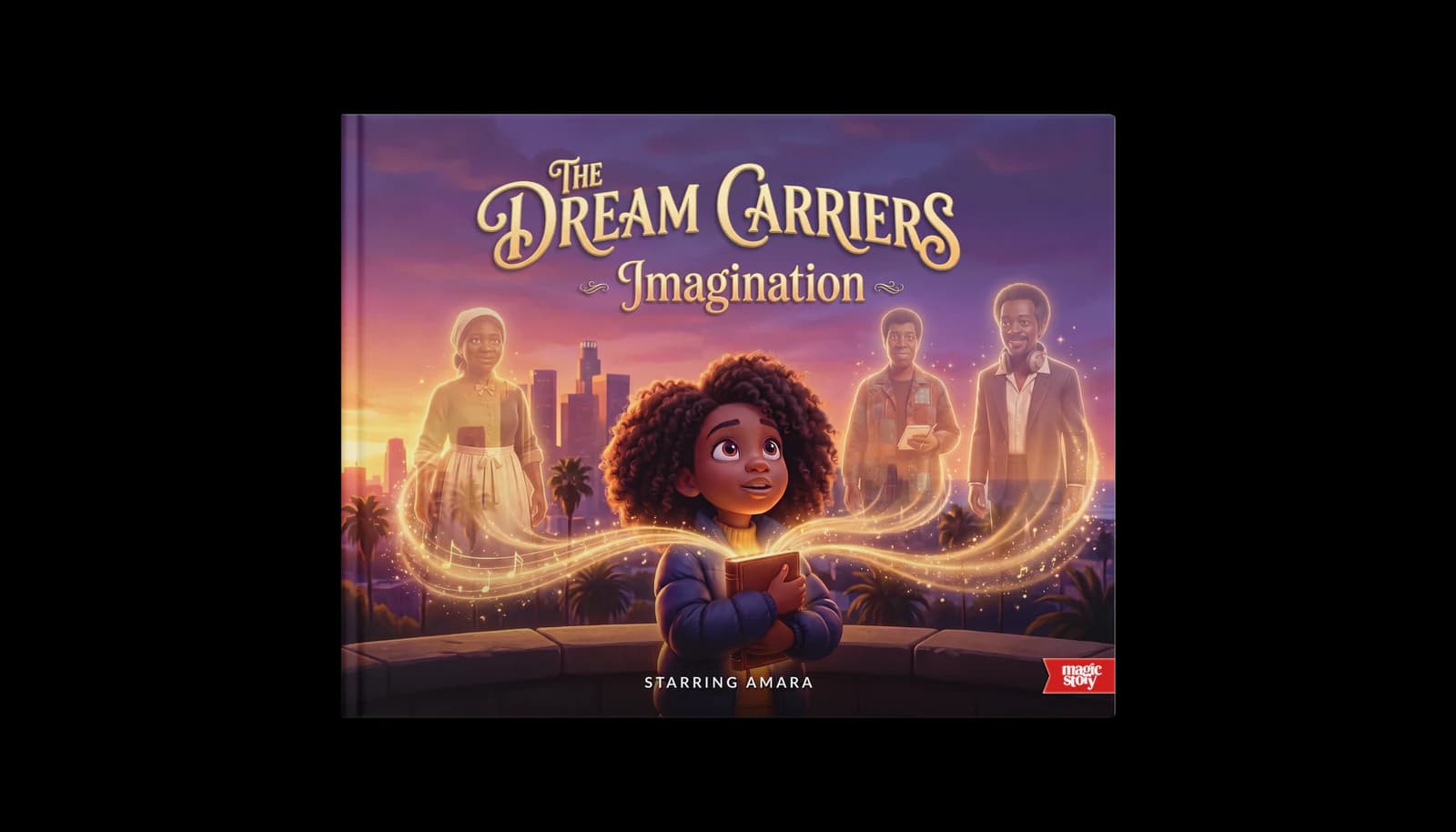 The Dream Carriers: Imagination personalized children's book cover
