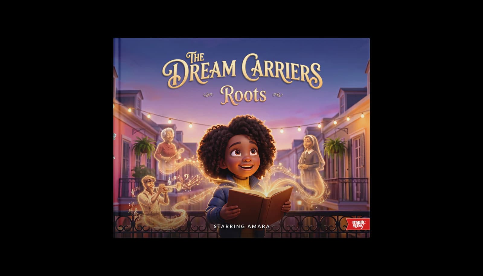 The Dream Carriers: Roots personalized children's book cover