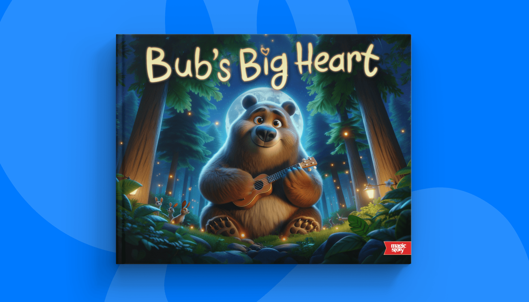 Bub's Big Heart personalized picture book for toddler emotional bonding