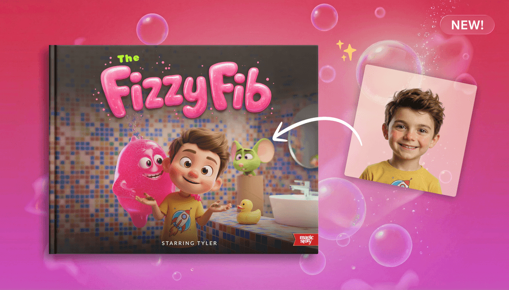 The Fizzy Fib personalized children's book about honesty