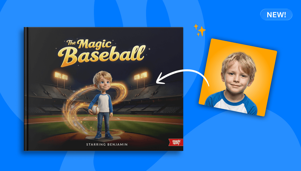 The Magic Baseball personalized confidence book for kids