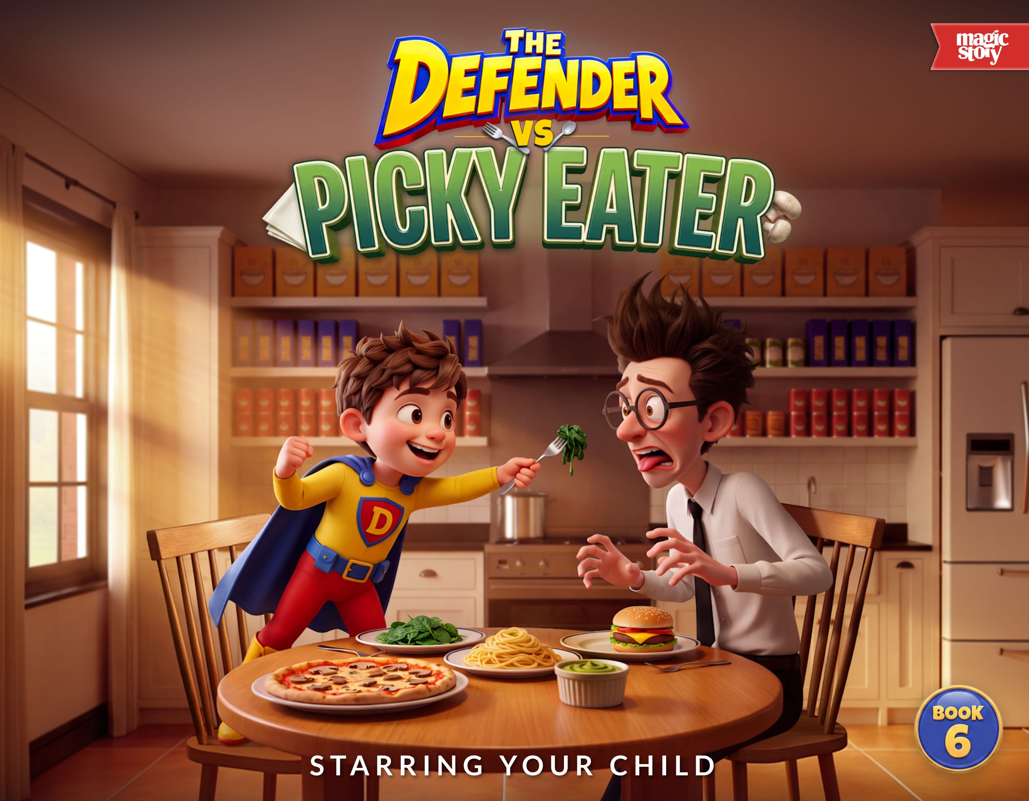 The Defender vs Picky Eater cover