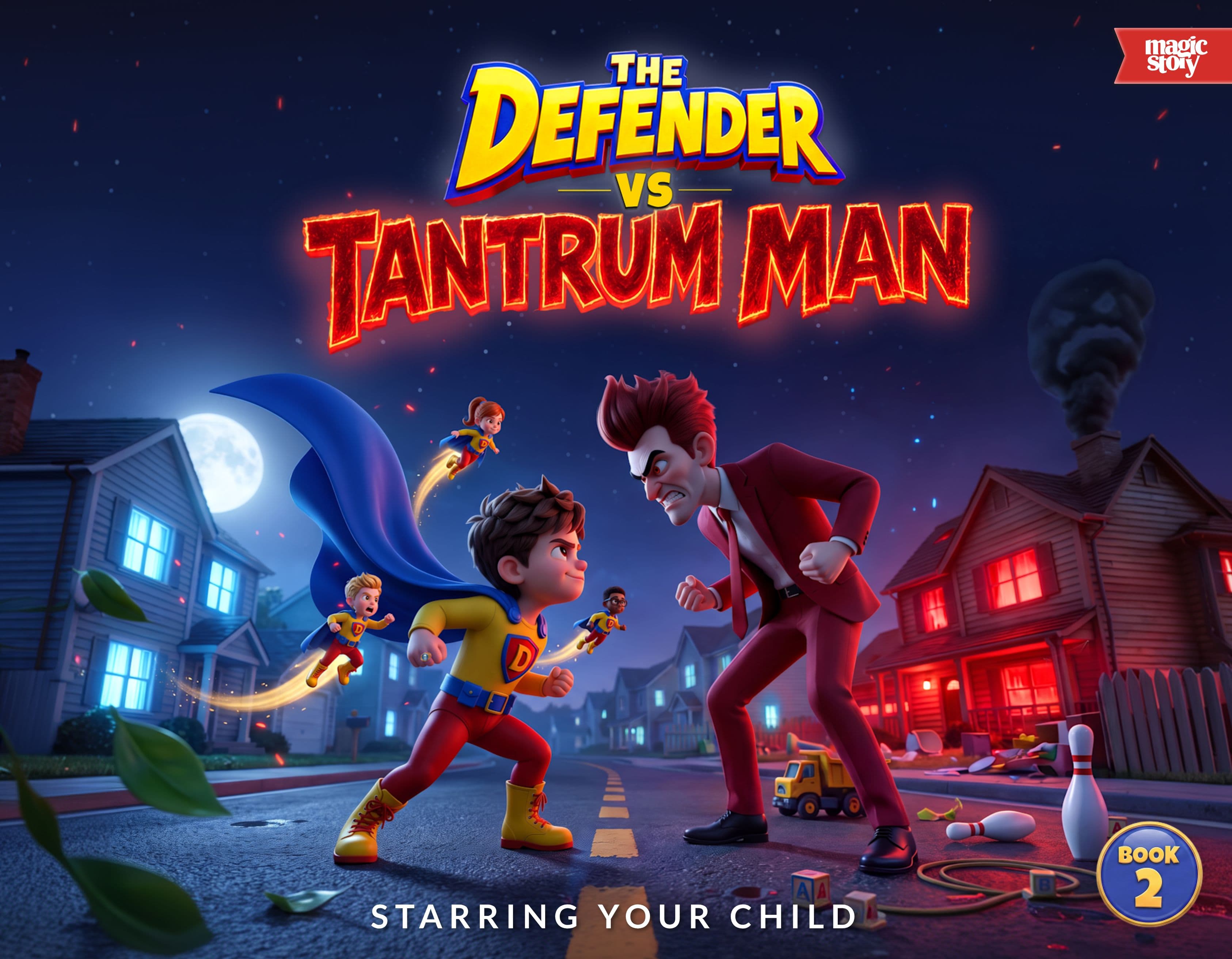 The Defender vs Tantrum Man cover